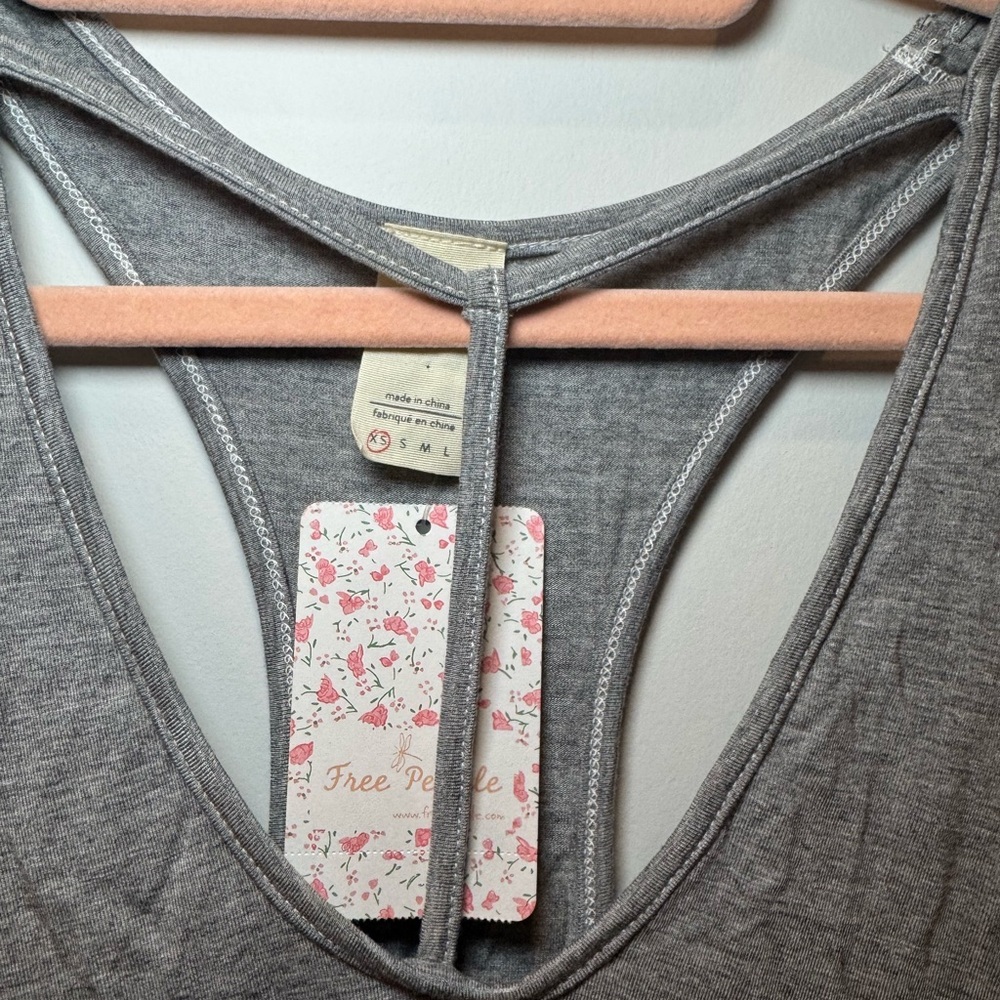 SOLD Free People We The Free Lo Lo Tank – XS | Twisted Strap Racerback, - Picture 4 of 7